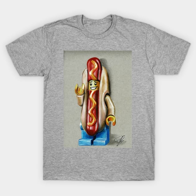 hot dog guy T-Shirt by Scottanthonyartwork